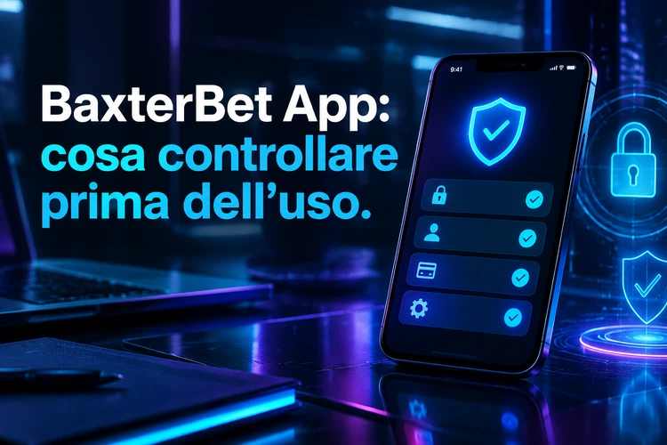 BaxterBet App: cosa controllare prima dell'uso