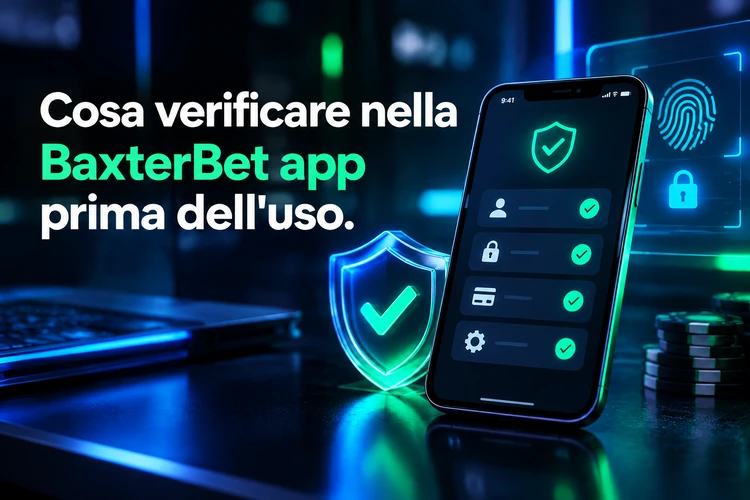 Cosa verificare nella BaxterBet app prima dell'uso