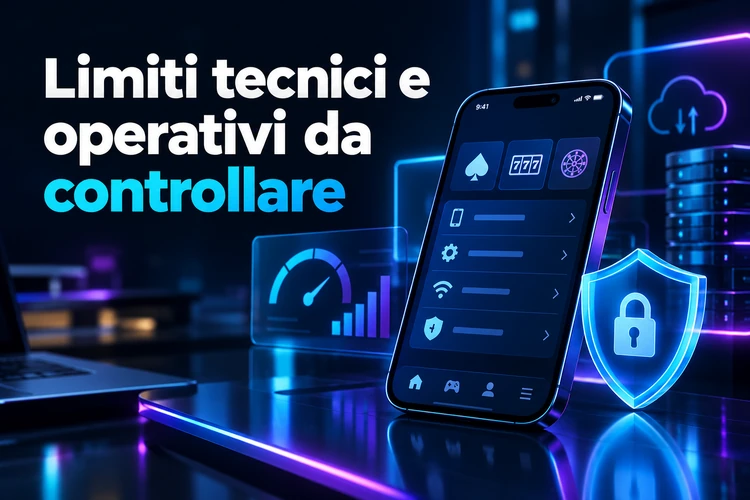 Limiti tecnici e operativi da controllare