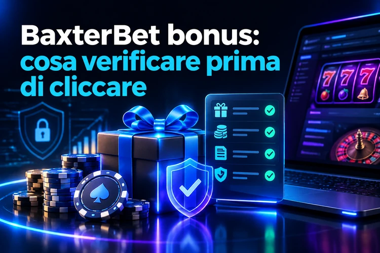 BaxterBet bonus: cosa verificare prima di cliccare
