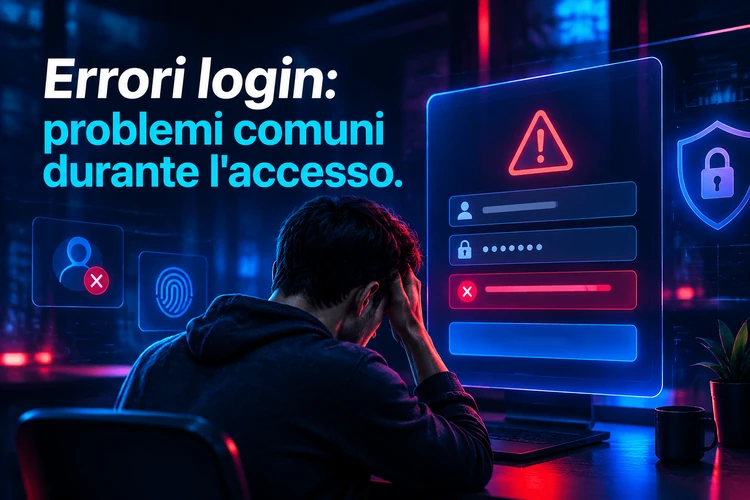 Errori login: problemi comuni durante l'accesso