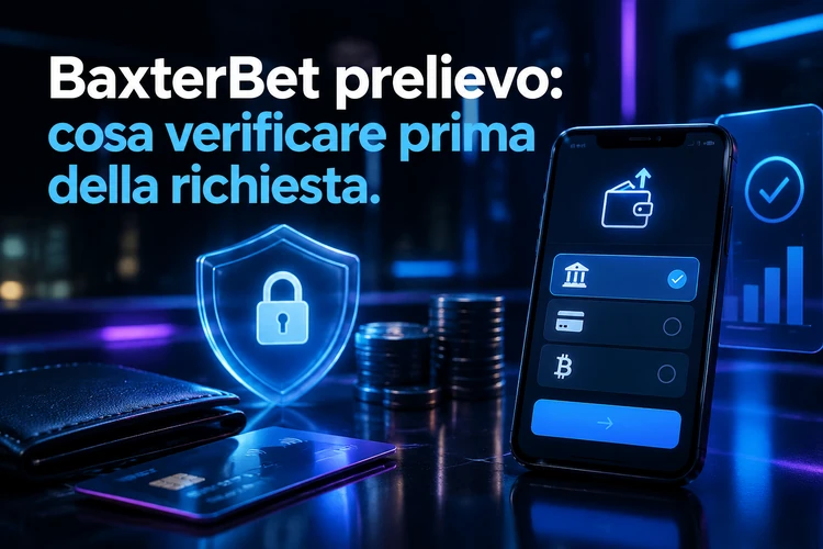 BaxterBet prelievo: cosa verificare prima della richiesta