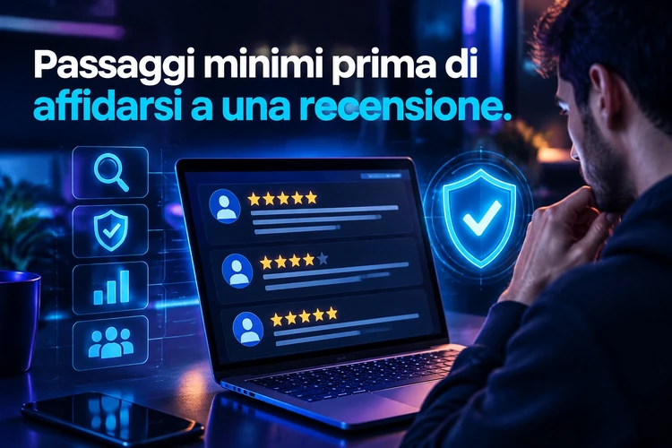 Passaggi minimi prima di affidarsi a una recensione